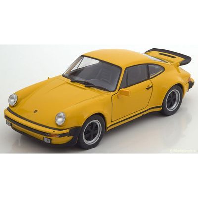 Porsche 911 Turbo - Gul - Welly - 1:24