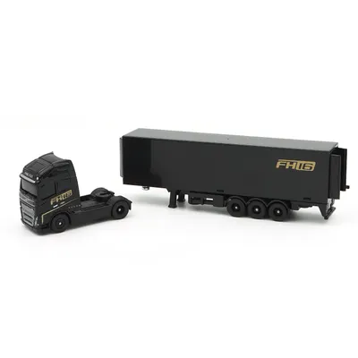 Volvo FH16 750 - Lastvogntog - Sort - Maisto - 18 cm