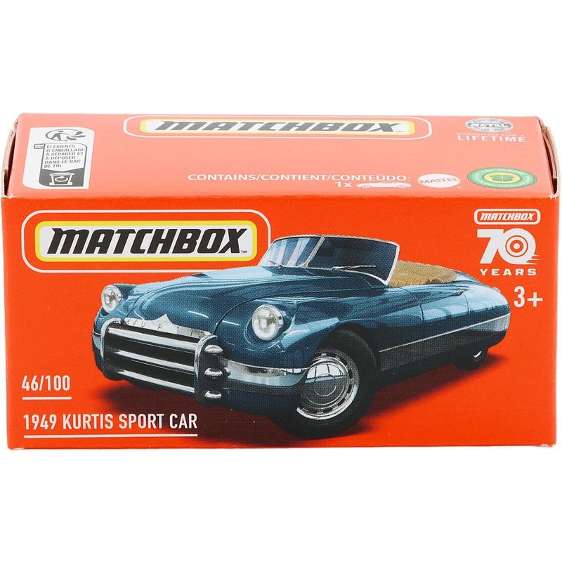 1949 Kurtis Sport Car - Blå - Power Grab - Matchbox