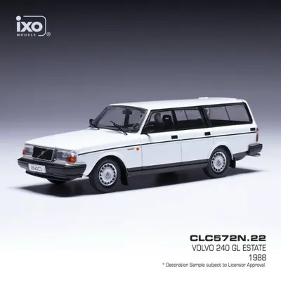 Volvo 240 GL Estate - 1990 - Vit - Ixo Models - 1:43