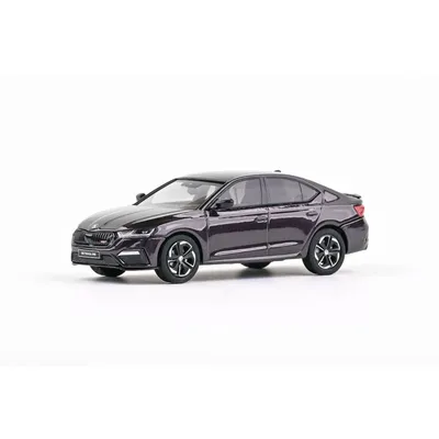 SKADAD FÖRPACKNING - Skoda Octavia IV RS 2020 - Lila - Abrex - 1:43