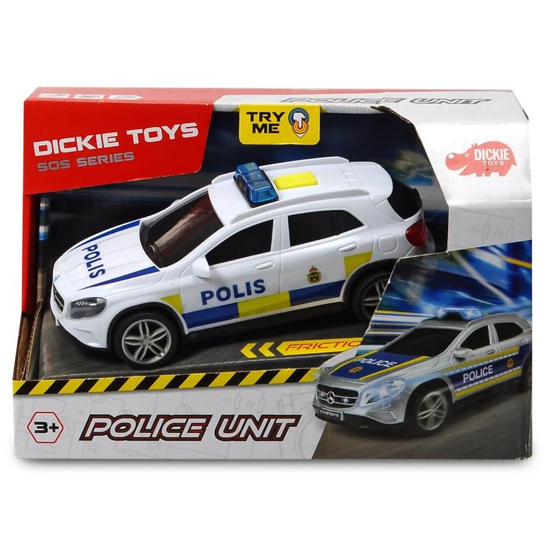 Polisbil - Mercedes-Benz - Ljud och Ljus - Dickie Toys