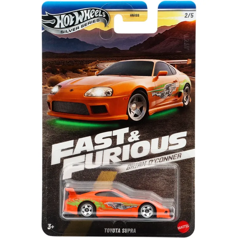 Toyota Supra - Orange - Brian O'Conner - F&F - Hot Wheels