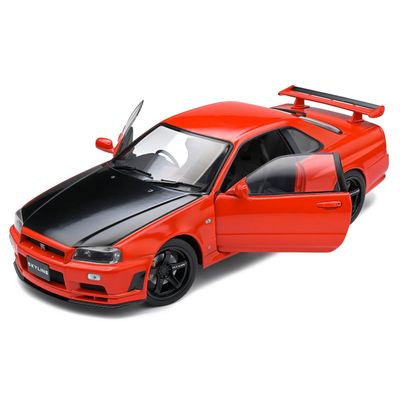 Nissan Skyline GT-R (R34) - 1999 - Röd - Solido - 1:18