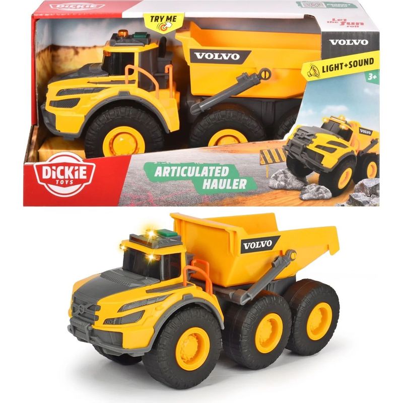 Volvo Dumper - Ljud och Ljus - 23 cm - Dickie Toys