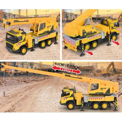 Volvo FMX Kranbil - Truck Crane - Majorette - 19 cm