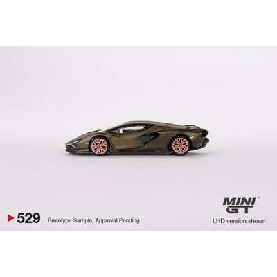 Lamborghini Sián FKP 37 Presentation - Grön - Mini GT - 1:64