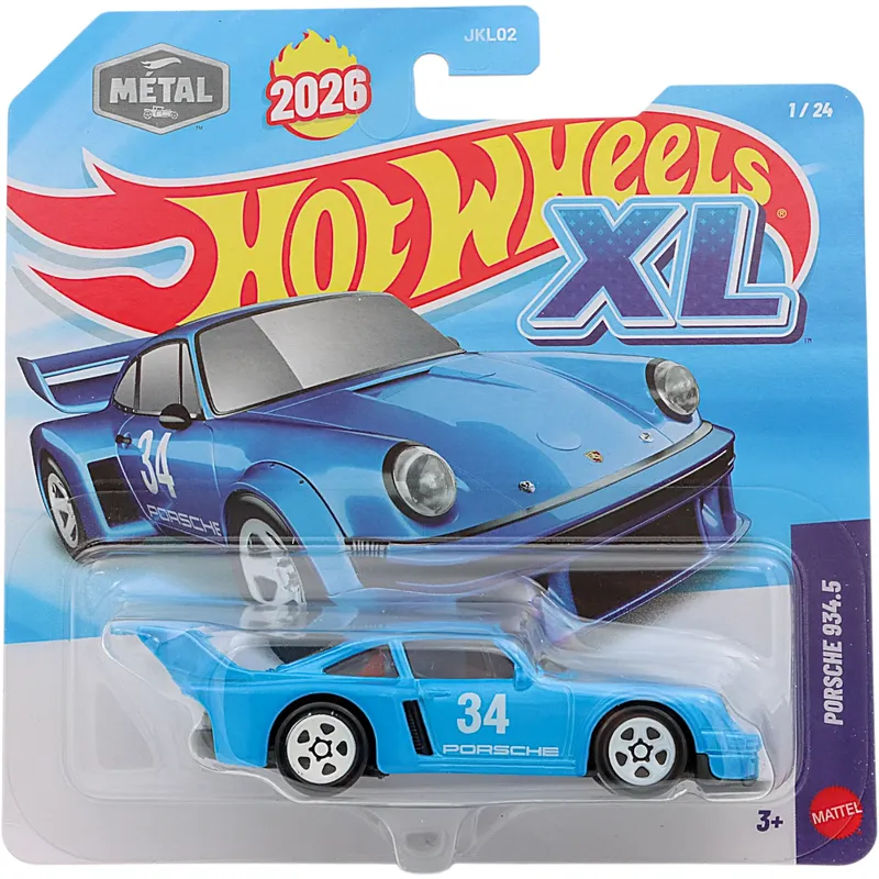Porsche 934.5 - Hot Wheels XL - Blå - 11 cm