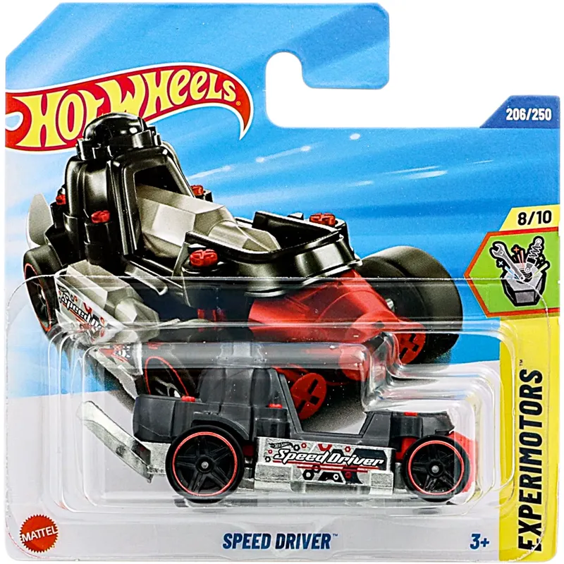 Speed Driver - Grå/Svart - Experimotors - Hot Wheels