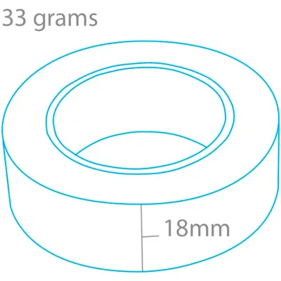 Maskeringstejp - 18 mm x 18 meter - PMA1018 - Model Craft