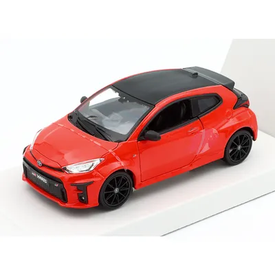 Toyota GR Yaris - 2021 - Röd - Maisto - 1:24