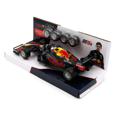 F1 - Red Bull - RB16B - Set med Däckbyte - Verstappen - 1:24