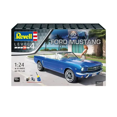 Ford Mustang - Inkl färg och lim - 05647 - Revell - 1:24