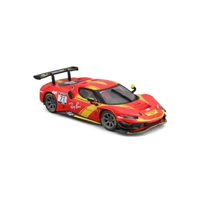 Ferrari 296 GT3 - 2022 - Röd - Racing - Bburago - 1:43