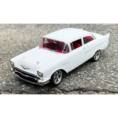 1957 Chevrolet Bel Air 150 Restomod - Vit - ACME - 1:18