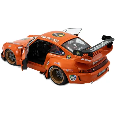 Porsche 911 (993) - RWB bodykit och Jägermeister Livery - Solido 1:18