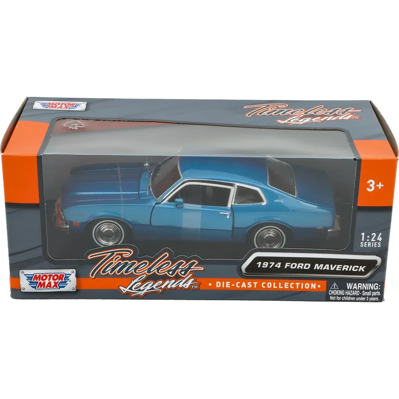 1974 Ford Maverick - Blå - Motormax - 1:24