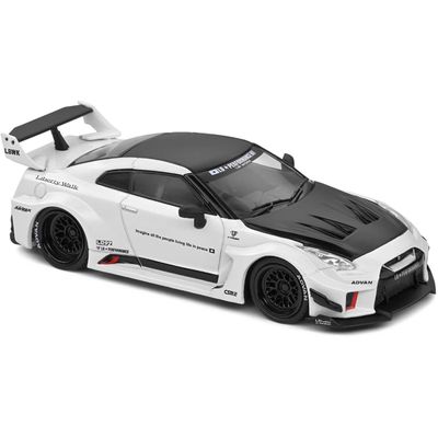 Nissan GT-R (R35) - LibertyWalk - Vit - Solido - 1:43