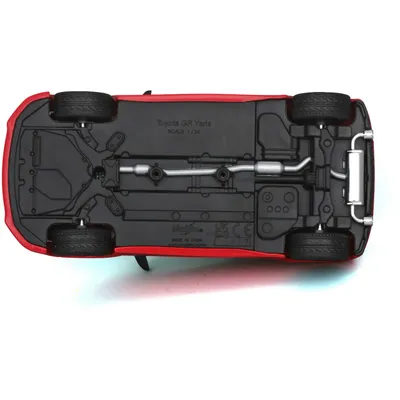 Toyota GR Yaris - 2021 - Röd - Maisto - 1:24