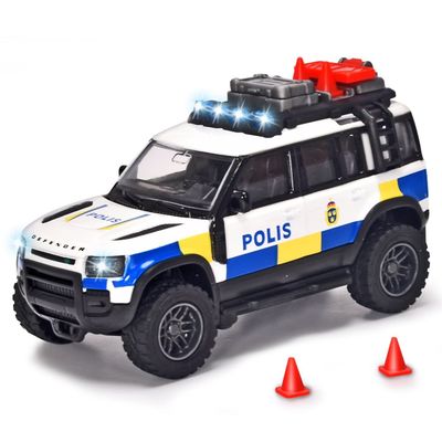 Land Rover Police - Svensk polisbil - Majorette Grand Series