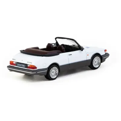 Saab 900 Turbo Convertible - Vit - GLOBAL64 - Tarmac Works