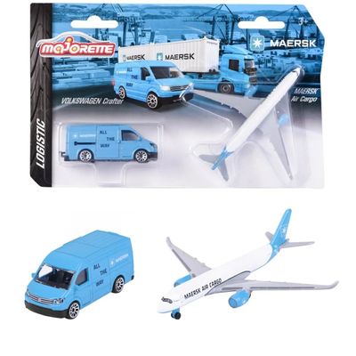 Volkswagen Crafter + MAERSK Air Cargo - Logistic - Majorette