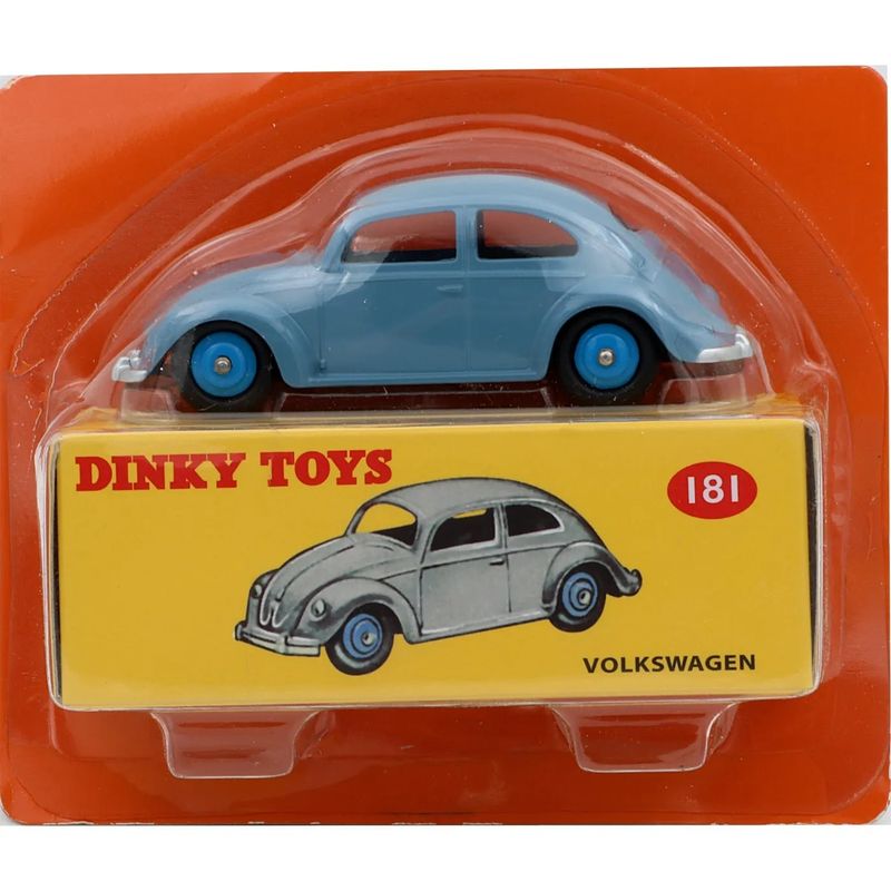Volkswagen 1200 Beetle - Gråblå - 181 - Dinky Toys - 1:43