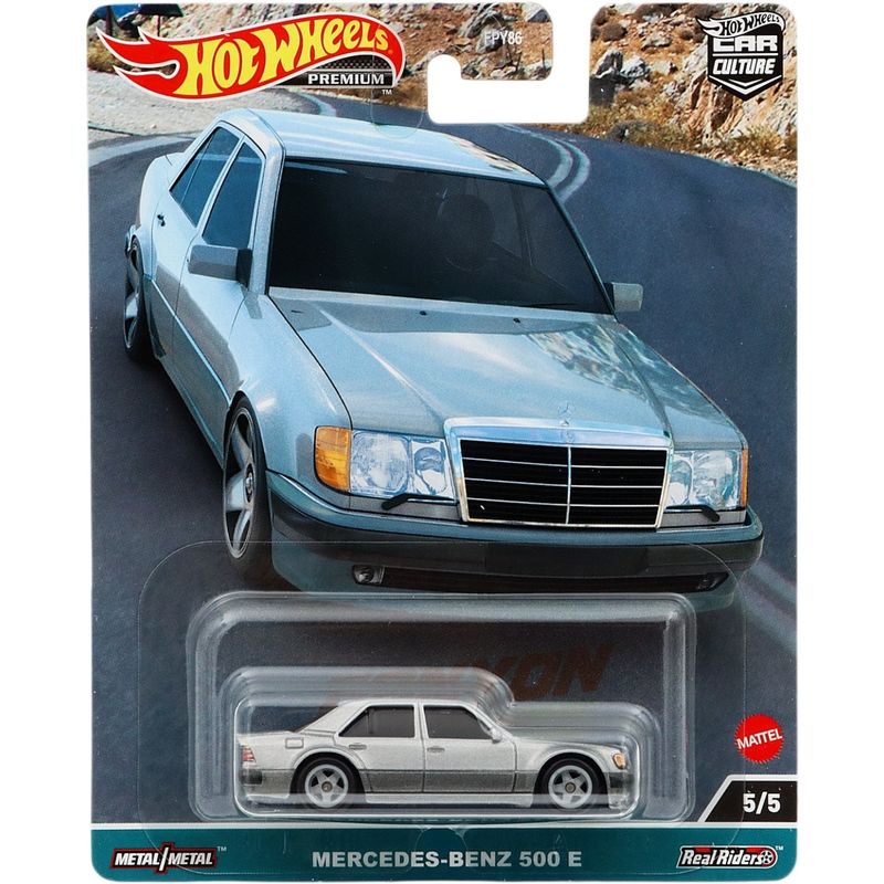 Mercedes-Benz 500 E - Silver - Canyon Warriors 5/5 - Hot Wheels