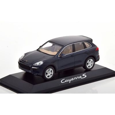 Porsche Cayenne S E2 - 2014 - Mörkblå - Minichamps - 1:43