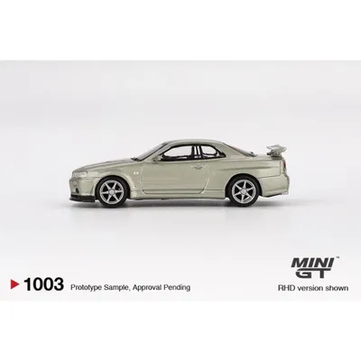 Nissan Skyline GT-R (R34) V-Spec II Nür - Millenium Jade - 1003 - Mini GT