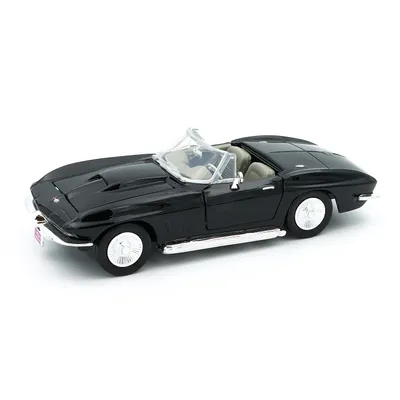 1967 Corvette - Chevrolet - Svart - Motormax - 1:24