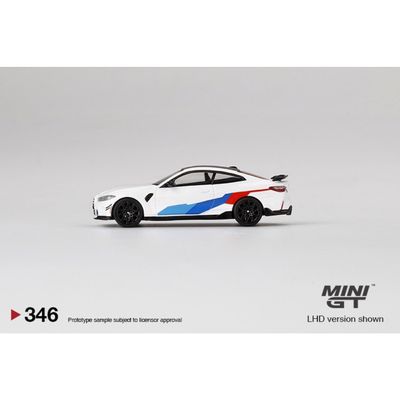 BMW M4 M-Performance - Alpine White - 346 - Mini GT - 1:64