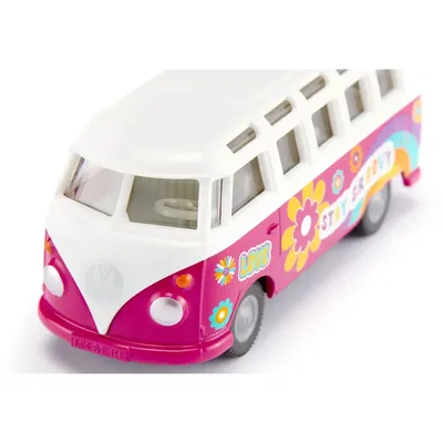 Volkswagen T1 Samba - Rosa - Siku - 9 cm