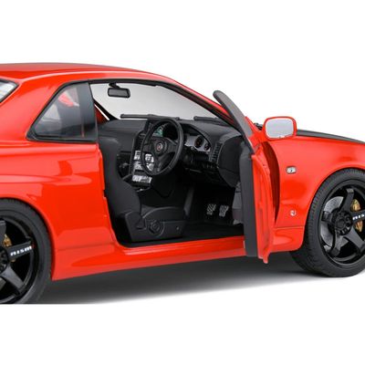 Nissan Skyline GT-R (R34) - 1999 - Röd - Solido - 1:18