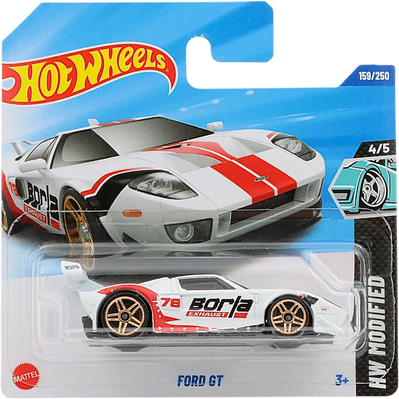 Ford GT - Vit - HW Modified - 159/250 - Hot Wheels