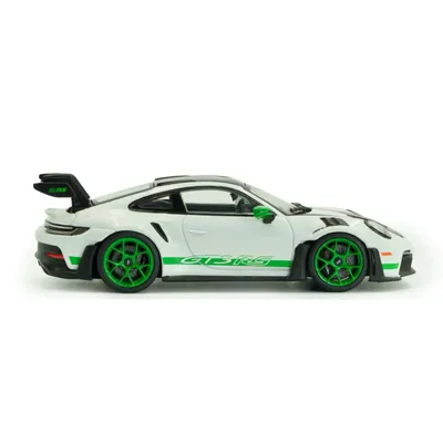 Porsche 911 (993) GT3 RS - 2023 - Vit / Grön - Solido - 1:43