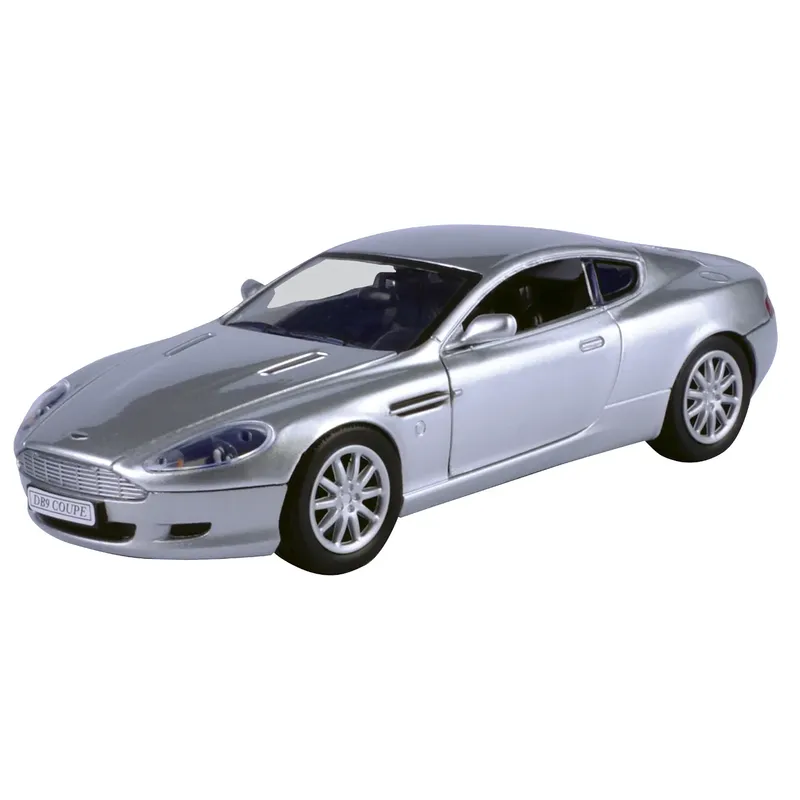 Aston Martin DB9 Coupe - Silver - Motormax - 1:24