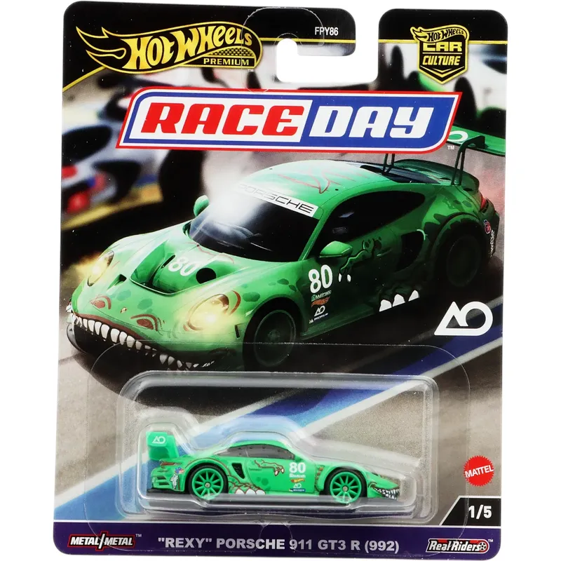 "Rexy" Porsche 911 GT3 R (992) - Race Day - Hot Wheels