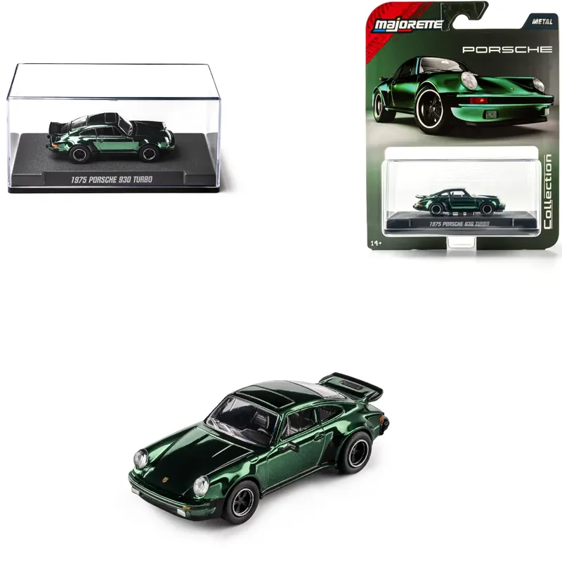 1975 Porsche 911 (930) Turbo - Grön - Collection Series - Majorette - 1:64