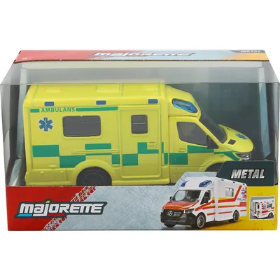 Svensk Ambulans - Mercedes-Benz Sprinter - Majorette - 15 cm