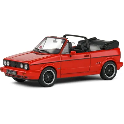 Volkswagen Golf MK1 Cab Sportline 1992 - Röd - Solido - 1:43