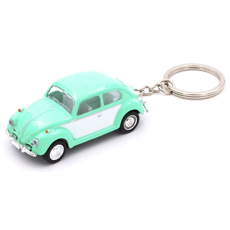 1962 Volkswagen Beetle - Nyckelring - Grön - Kinsmart - 6 cm