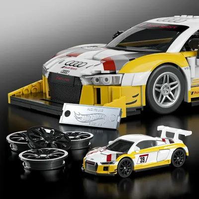 '15 Audi R8 LMS - Brick Shop - Klodssæt - Hot Wheels Speed Series