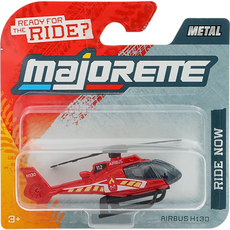 Airbus H130 - Röd - Street Cars - Majorette