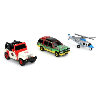 Jurassic Park - 3-pack - Nano Cars - NV-10 - Jada Toys