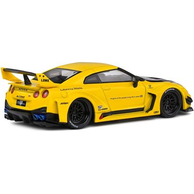 Nissan GT-R (R35) LBWK Silhouette - Gul - Solido - 1:43