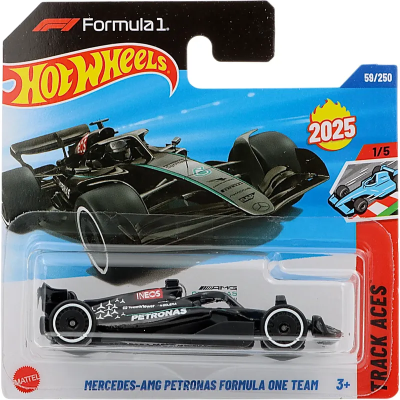 Mercedes-AMG Petronas Formula One Team - Svart - Track Aces - 59/250 - Hot Wheels