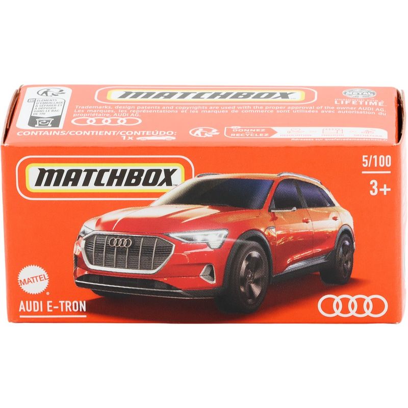 Audi E-Tron - Röd - Power Grab - Matchbox