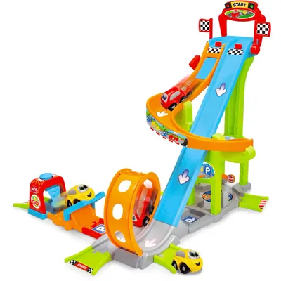 FYNDVARA - Jays Jump N Fun Tower - Lekset med två bilar - ABC