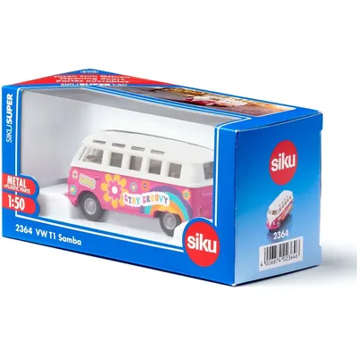 Volkswagen T1 Samba - Rosa - Siku - 9 cm